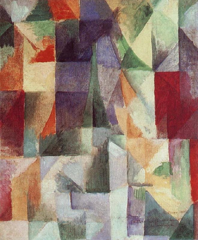 Delaunay, Robert Open Window at the same time oil painting image